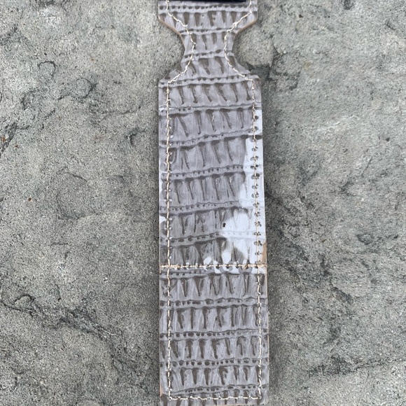 BRAHMIN Leather Luggage Tag - Picture 3 of 5